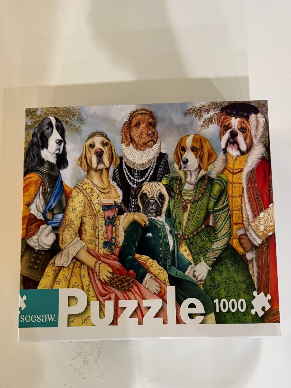 Seesaw The Royals Renaissance Dog Breeds Dogs 1000 Piece Jigsaw Puzzle